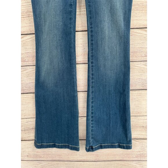 SPANX Shape EveryWear Flare Jeans Women's Size Small Blue Medium Wash Denim - Picture 6 of 13